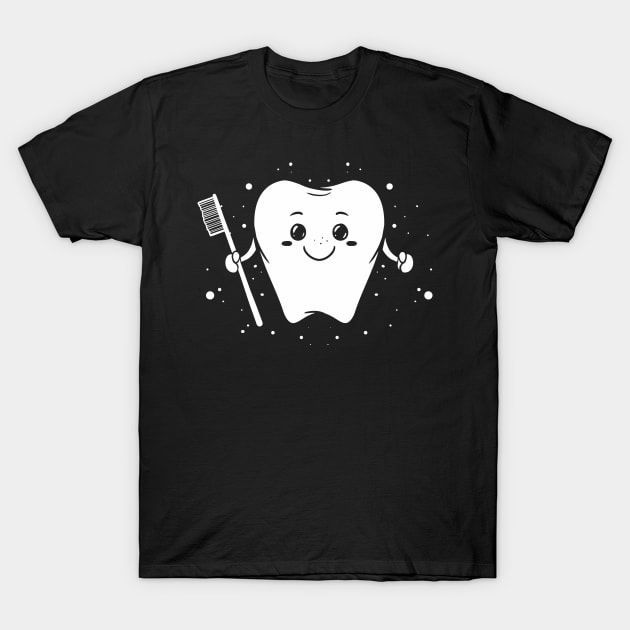 Cute smiling tooth - Teeth Dentist Gift T-Shirt by Shirtbubble